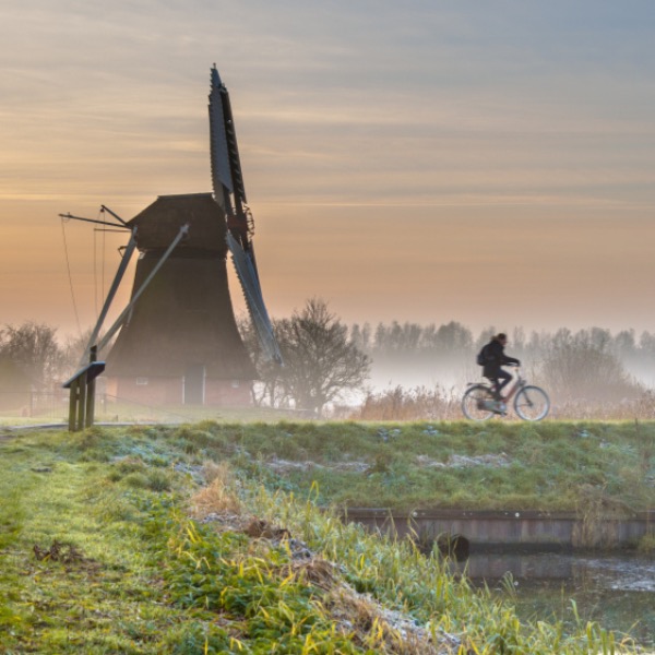 Fietsen in Nederland beoordeeld met een 7,2